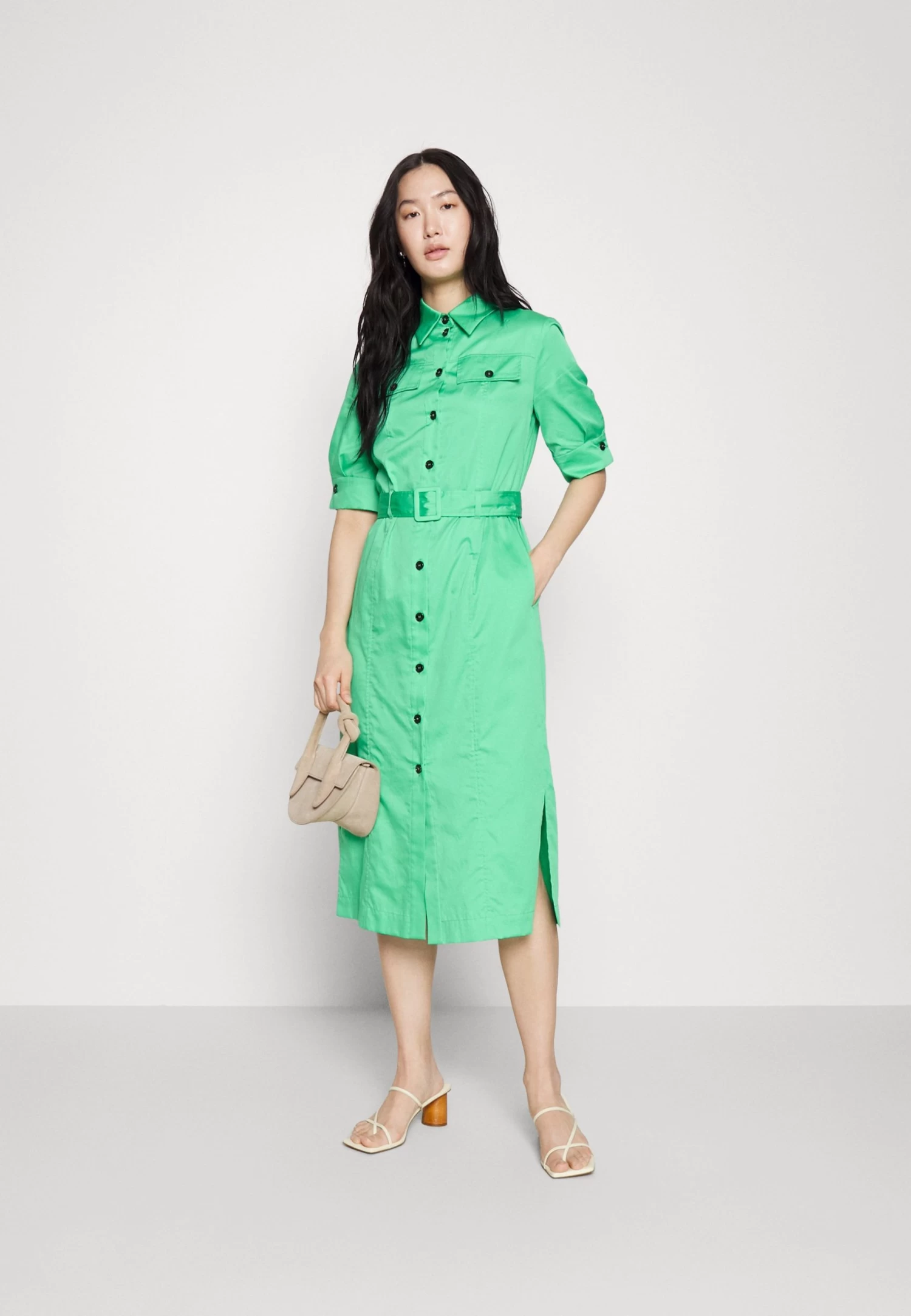 MARC CAIN Day Dress - Bright Jade 2 MARC CAIN Day Dress - Bright Jade - Image 2
