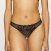 Chantelle Fleurs Tanga - Thong - Schwarz