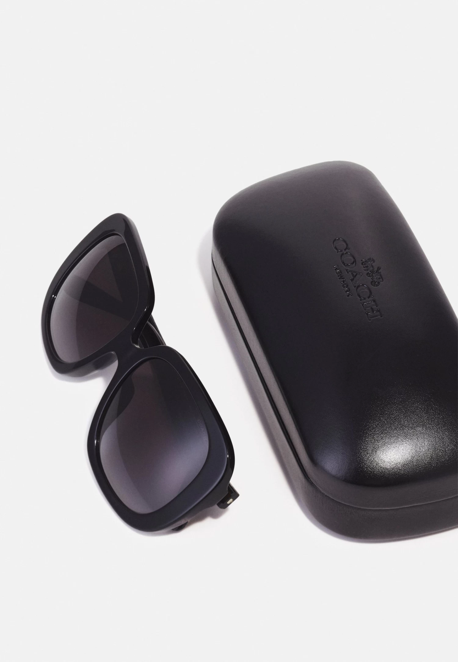 Coach Sunglasses - Light Grey/Black Gradient 3 Coach Sunglasses - Light Grey/Black Gradient - Image 3