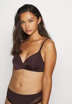 DIM Invisifi Free Soutien Gorge Triangle Paddé - T-Shirt Bra - Precious Brown
