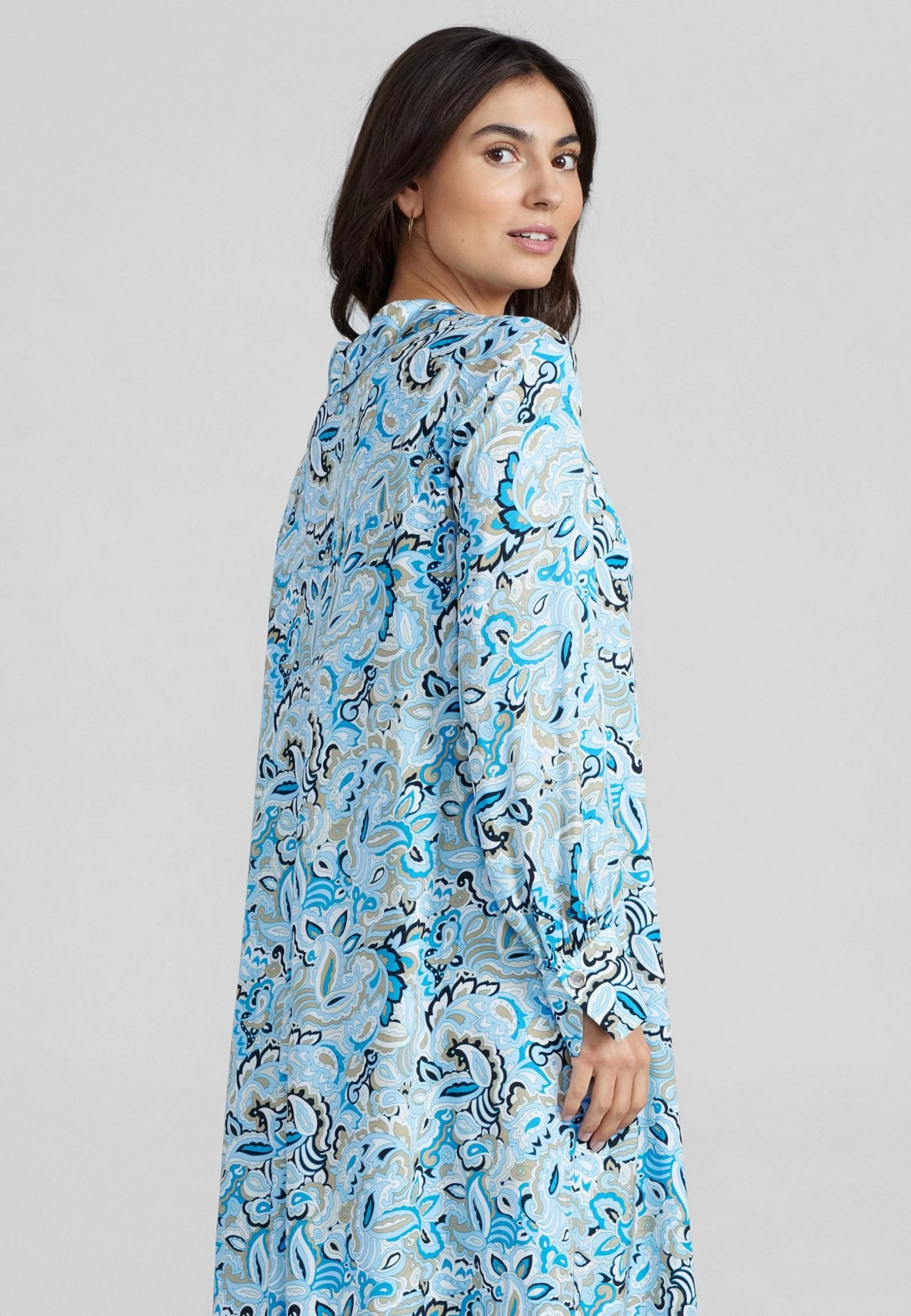 Mos Mosh Shane Viva Dress - Day Dress - Blue Aster 3 Mos Mosh Shane Viva Dress - Day Dress - Blue Aster - Image 3