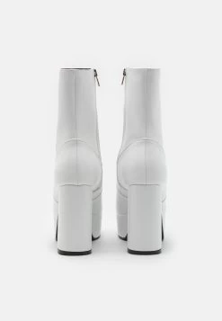 Lamoda Making Moves- High Heeled Ankle Boots - White -Ladies Clothing Shop 2526f1b4e9364220a938d6eb186f7b5f