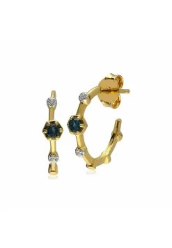 Gemondo Mini Hoop - Earrings - Blue