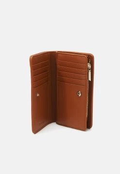 Calvin Klein Re-Lock Bifold French Wallet - Wallet - Cognac -Ladies Clothing Shop 38a55775bd1842c7856205c0db8160de