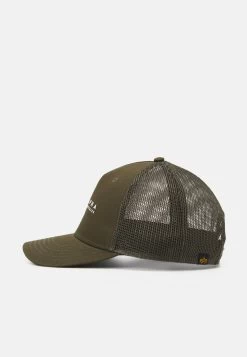 Alpha Industries Label Trucker Unisex - Cap - Dark Olive -Ladies Clothing Shop 3a92026e12204ce7b547a0394f756ca0
