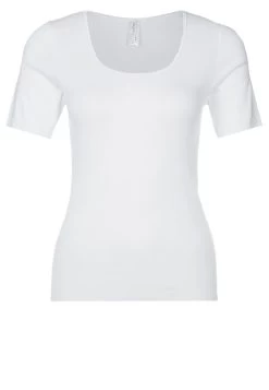 Schiesser Luxury - Pyjama Top - White -Ladies Clothing Shop 3e67c34a1f3d4c038577c296c3bbd360