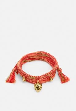 Aurélie Bidermann HonoluluTabata - Bracelet - Gold- Coloured /Red/ Pink
