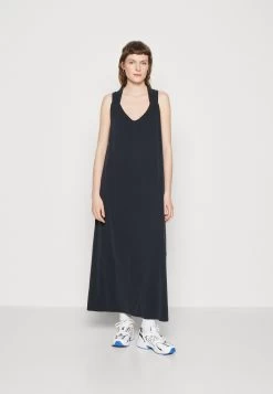 Selected Femme Slfroberta Knot Ankle Dress - Maxi Dress - Black