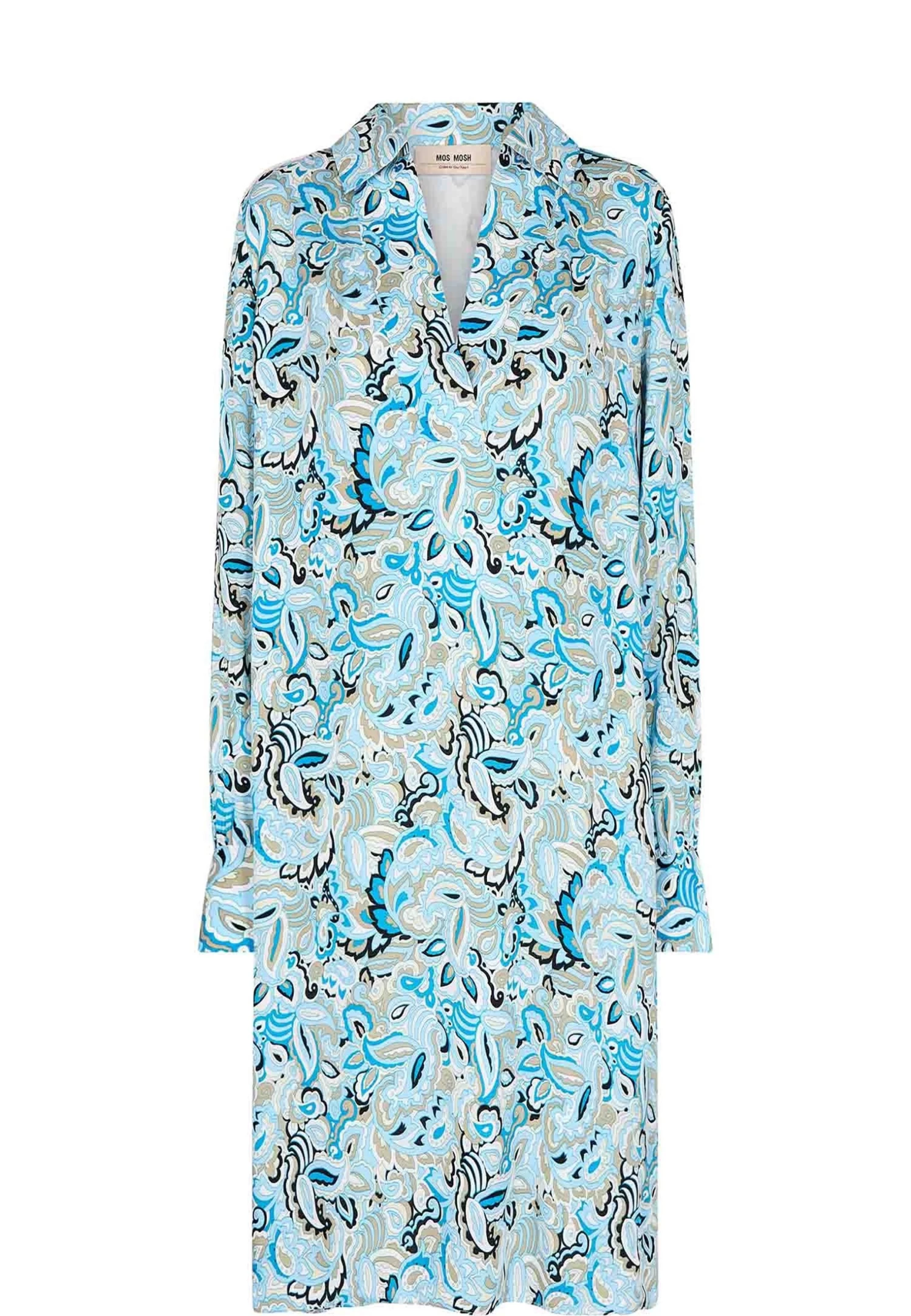 Mos Mosh Shane Viva Dress - Day Dress - Blue Aster 4 Mos Mosh Shane Viva Dress - Day Dress - Blue Aster - Image 4