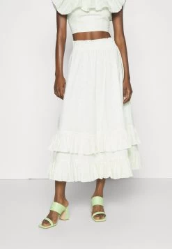 By Malina Jane Frill Midi Skirt - Maxi Skirt