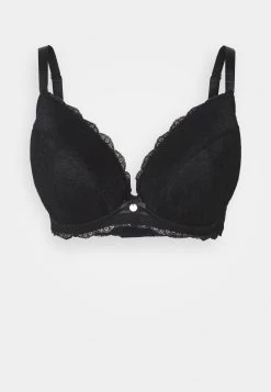 Mollie Plunge - Push-Up Bra - Black