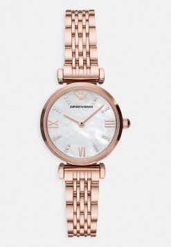 Emporio Armani Gianni T-Bar - Watch - Rose Gold-Coloured