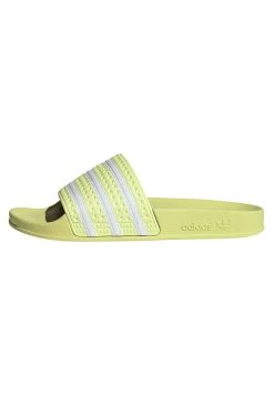 Adidas Originals Adilette W - Pool Slides - Pulse Yellow/Cloud White/Pulse Yellow