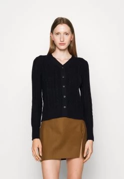 Cable Cardigan - Cardigan - Dark Blue