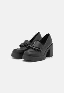Call It Spring Vegan Noella - Platform Heels - Open Black -Ladies Clothing Shop 6e97fcd9af7747f2b4ddf9846777f981