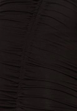 GOOD AMERICAN Ruched Slit Dress - Jersey Dress - Black -Ladies Clothing Shop 842057fc20ca40a2a57fc24c99ebd204