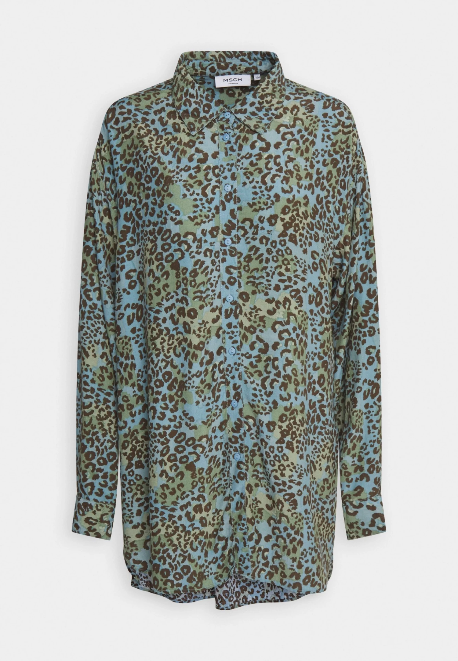 MOSS COPENHAGEN Mschkatriana Morocco - Button-Down Blouse - Tourmaline 4 MOSS COPENHAGEN Mschkatriana Morocco - Button-Down Blouse - Tourmaline - Image 4