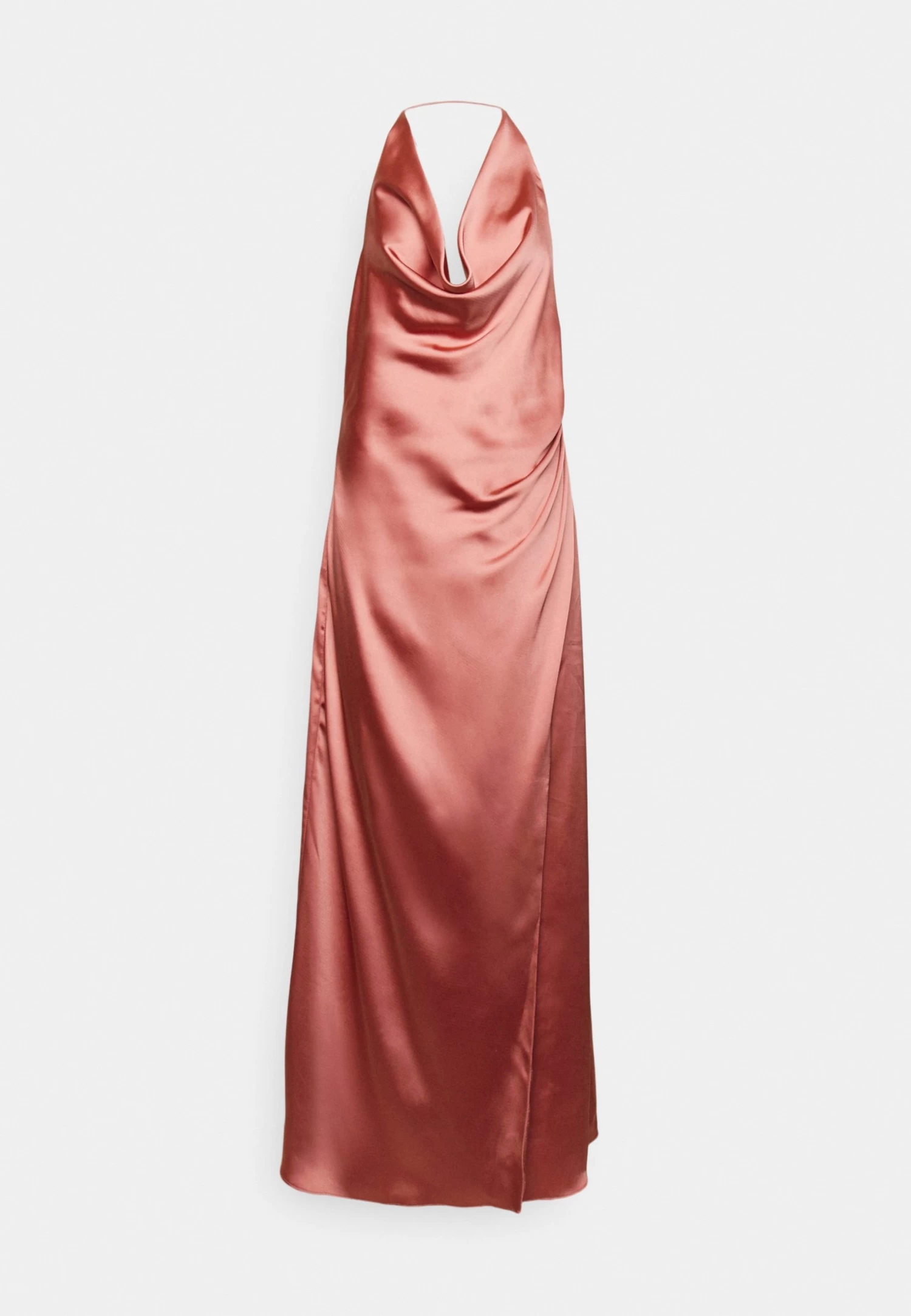 Halston Sutton Gown Wedding In Liquid- Occasion Wear - Salmon 6 Halston Sutton Gown Wedding In Liquid- Occasion Wear - Salmon - Image 6