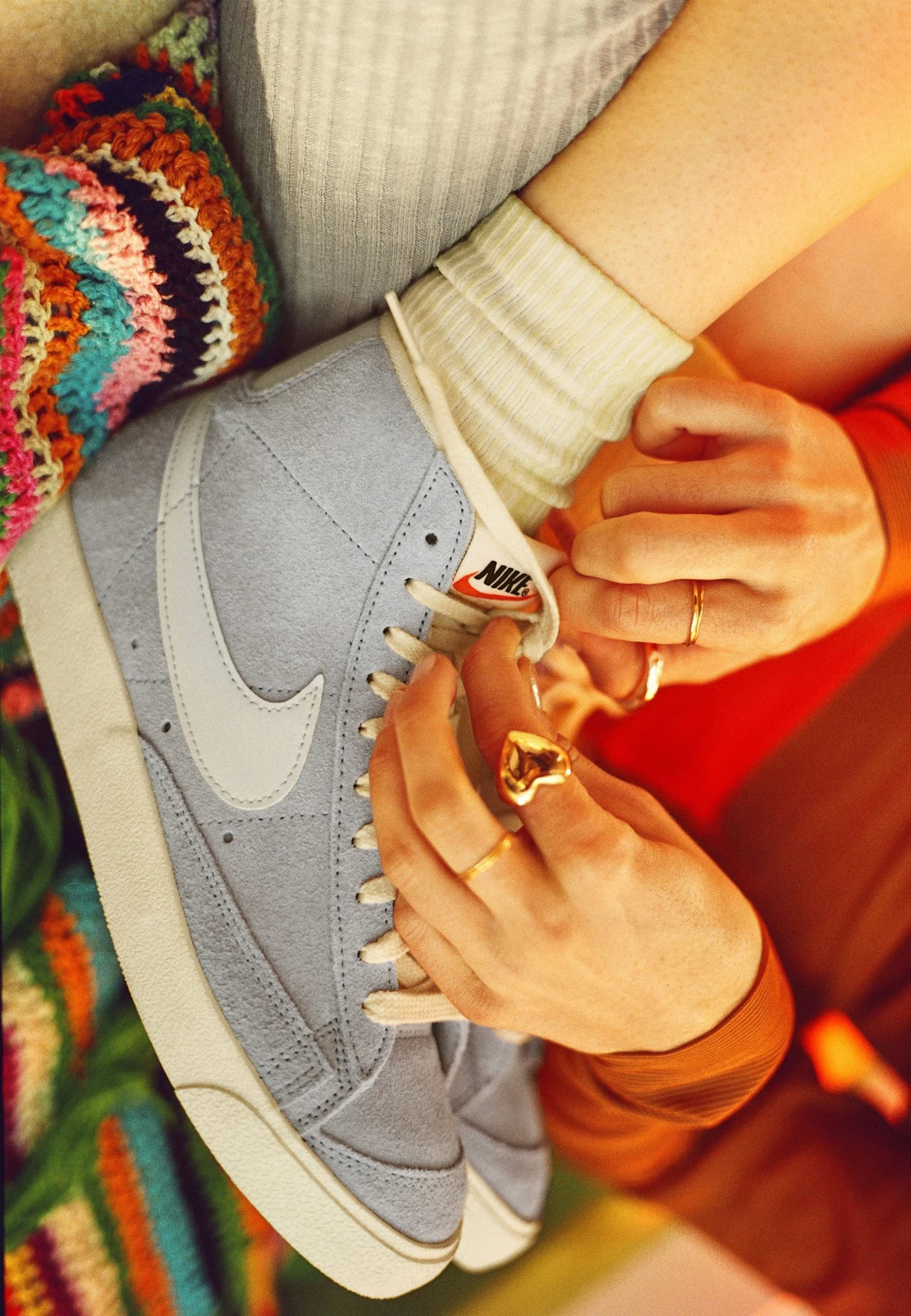 Nike Sportswear W Blazer Mid '77 Vntg - High-Top Trainers - Blue Whisper/Football Grey/Sail 1 Nike Sportswear W Blazer Mid '77 Vntg - High-Top Trainers - Blue Whisper/Football Grey/Sail