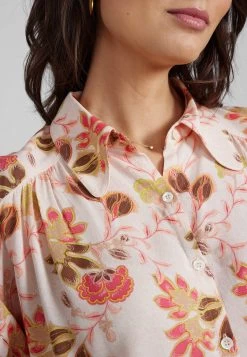 Mos Mosh Therica Fleur Shirt - Button-Down Blouse - Silver Pink 11 Mos Mosh Therica Fleur Shirt - Button-Down Blouse - Silver Pink -Ladies Clothing Shop b0ce551b7aaf43708b99bf2a17a58467