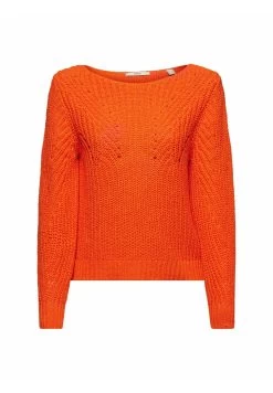ESPRIT Tape Stitch - Jumper - Orange Red New -Ladies Clothing Shop b934a6be2145480a8f1fca4fc4fe4fc3