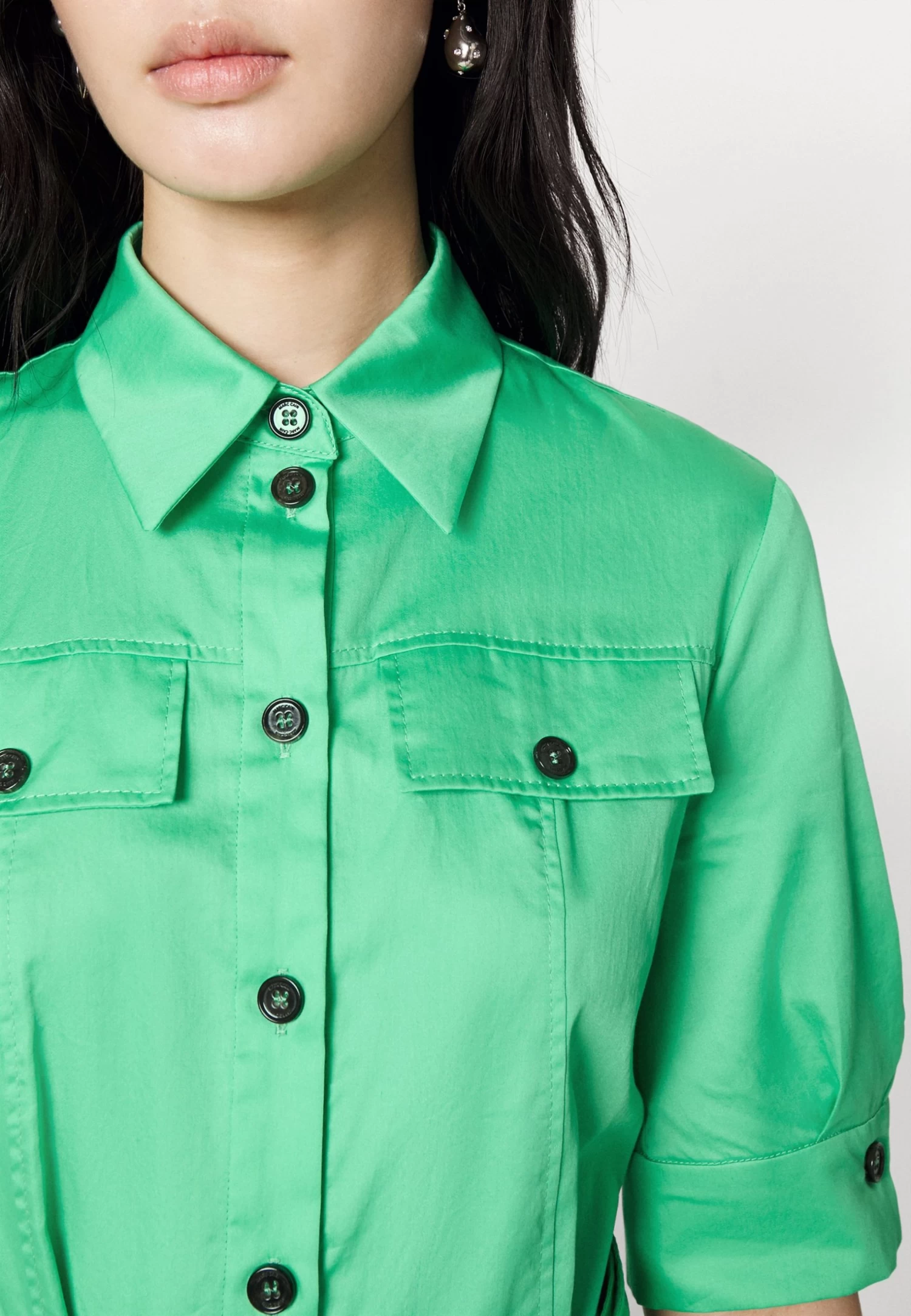 MARC CAIN Day Dress - Bright Jade 4 MARC CAIN Day Dress - Bright Jade - Image 4