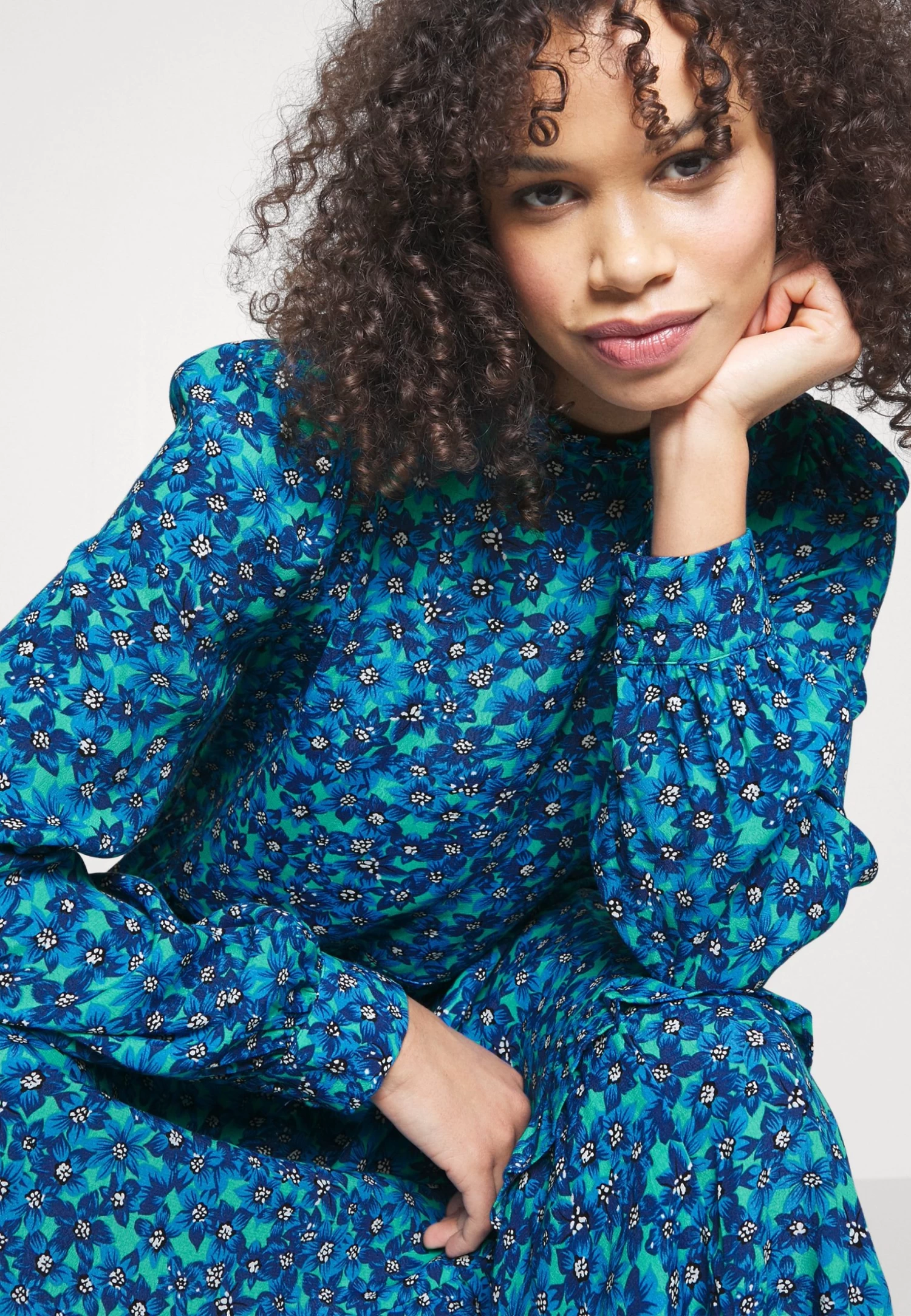 Yaspolly Long Dress - Day Dress - Green/Blau 5 Yaspolly Long Dress - Day Dress - Green/Blau - Image 5