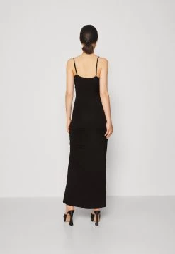 GOOD AMERICAN Ruched Slit Dress - Jersey Dress - Black -Ladies Clothing Shop cded9e2863754fbc964f22870b611e8e