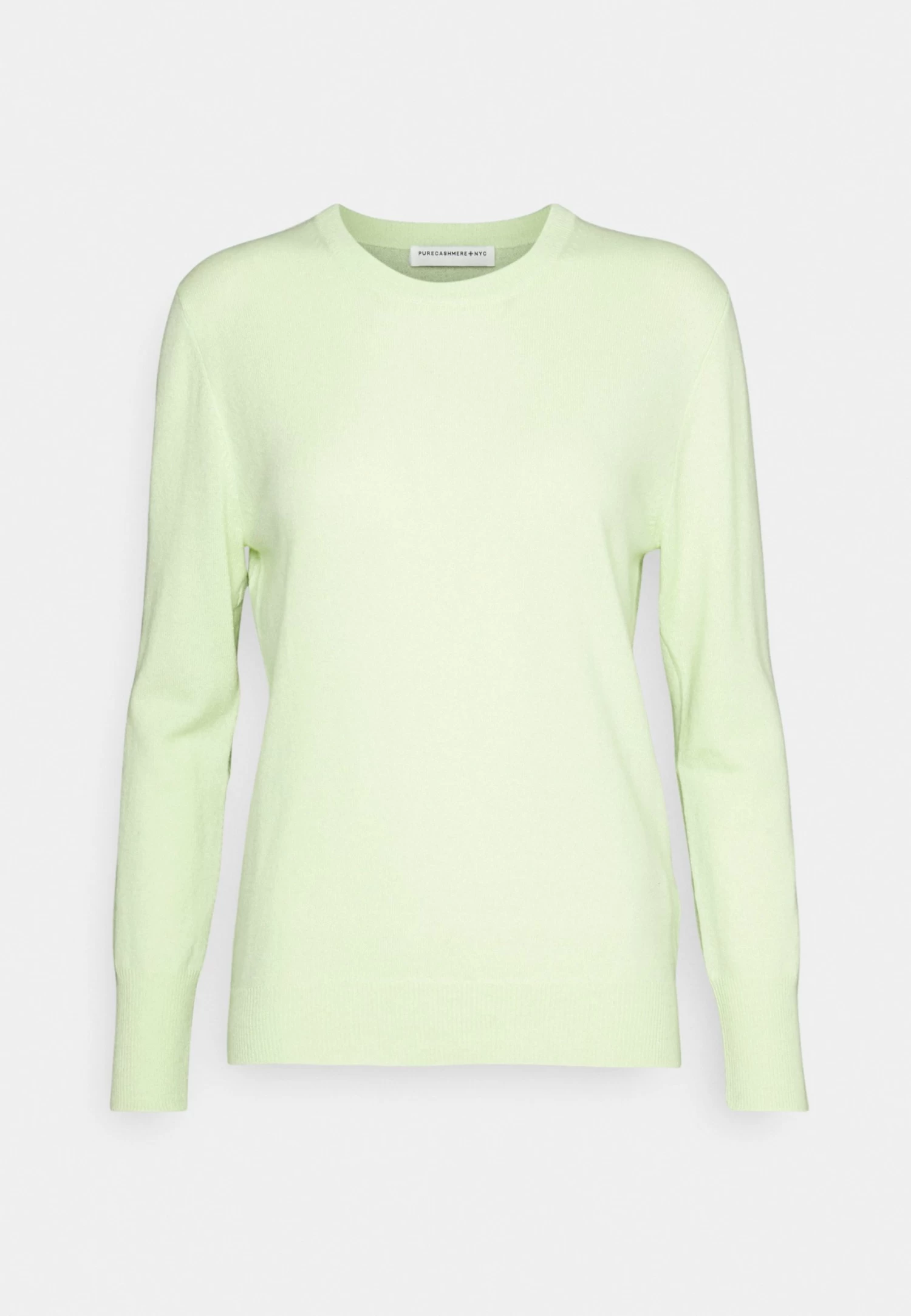 Classic Crew Neck- Jumper - Light Green 5 Classic Crew Neck- Jumper - Light Green - Image 5