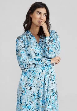 Mos Mosh Shane Viva Dress - Day Dress - Blue Aster