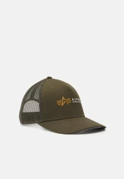 Alpha Industries Label Trucker Unisex - Cap - Dark Olive