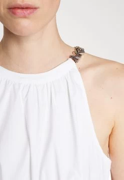 MICHAEL Michael Kors Chain Neck Midi Dress - Day Dress - White -Ladies Clothing Shop e48483204eb74f228a17eae5761a1f6f