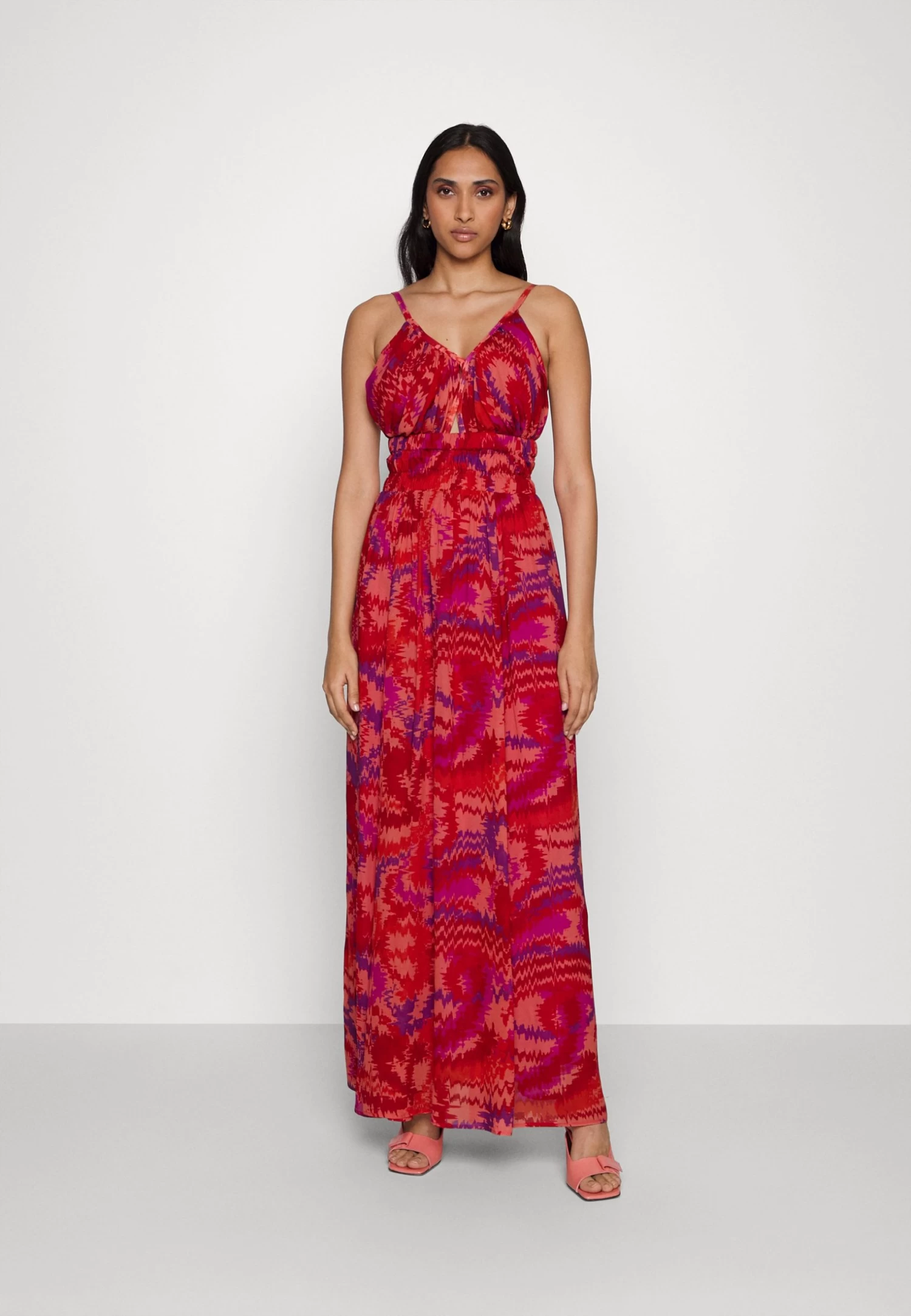 Dondup Abito - Maxi Dress - Red 1 Dondup Abito - Maxi Dress - Red