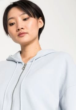 Marc O'Polo Jacket Hooded Slit At Sideseam - Zip-Up Sweatshirt - Morning Dew -Ladies Clothing Shop ef7471951f95452bbc5600050e03375e