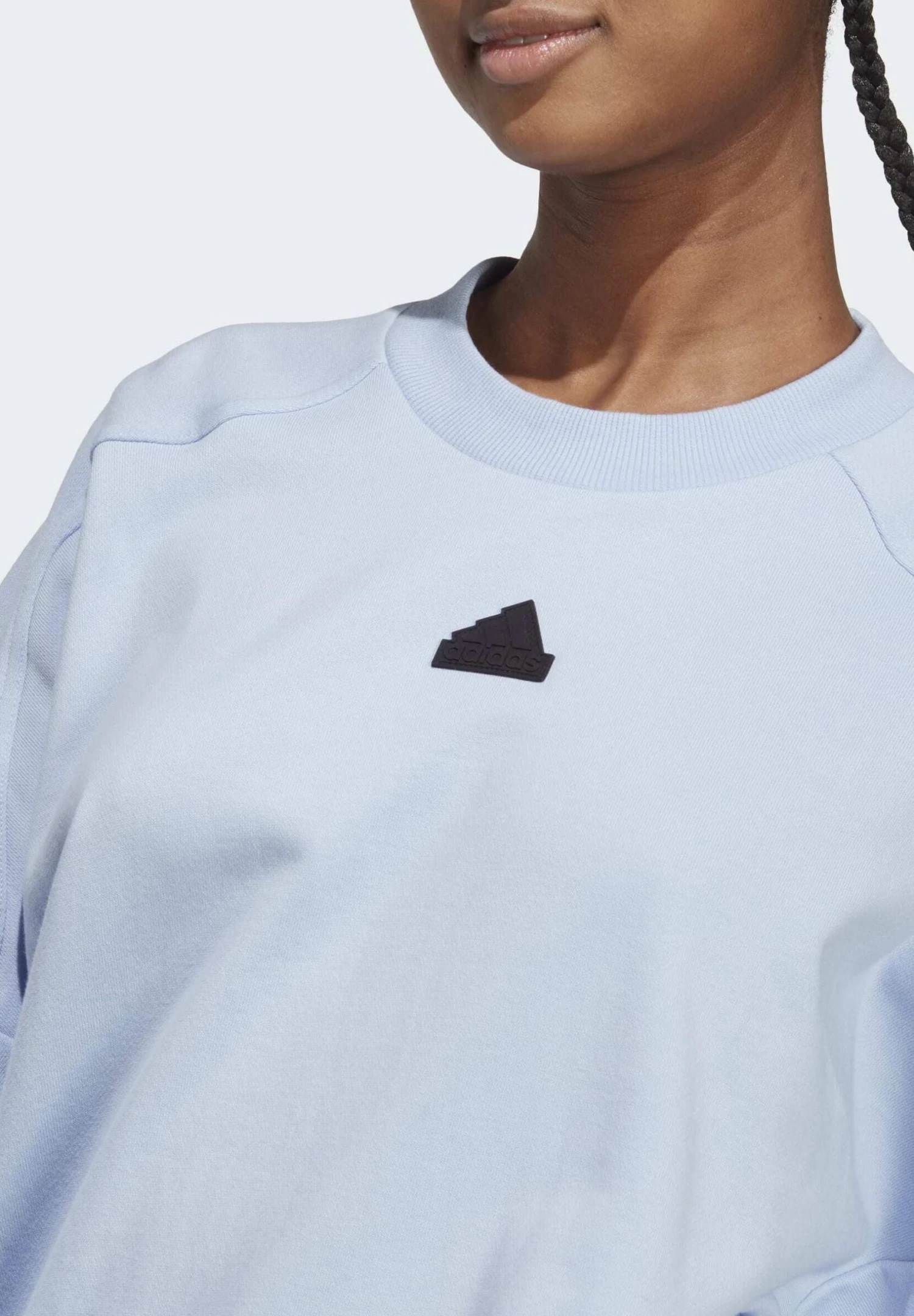 Adidas Sportswear City Escape Loose Crew- Sweatshirt - Blue Dawn 3 Adidas Sportswear City Escape Loose Crew- Sweatshirt - Blue Dawn - Image 3