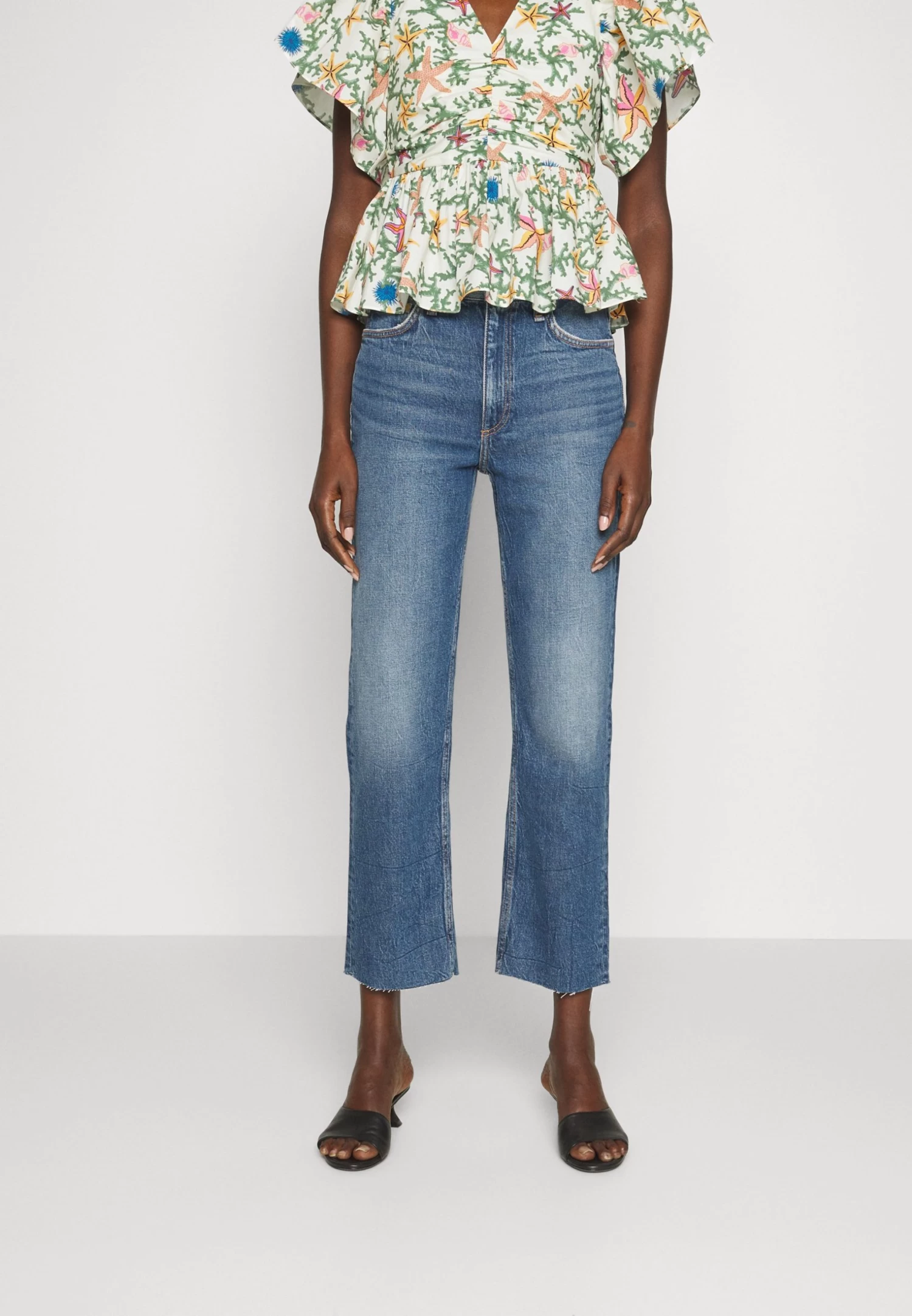 Rag & Bone Harlow - Straight Leg Jeans